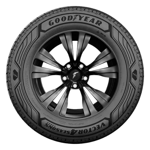 Goodyear Vector 4Seasons Cargo 195/70 R15C 104/102S Yanak ve Profil Görünümü