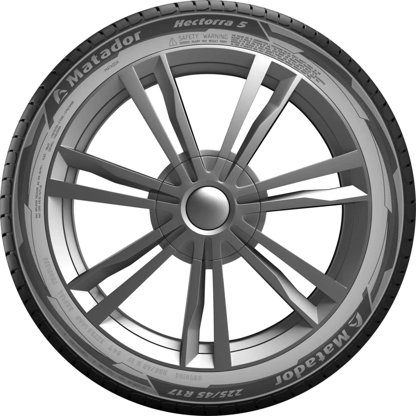 Matador Hectorra 5 215/65 R17 99V Yanak ve Profil Görünümü
