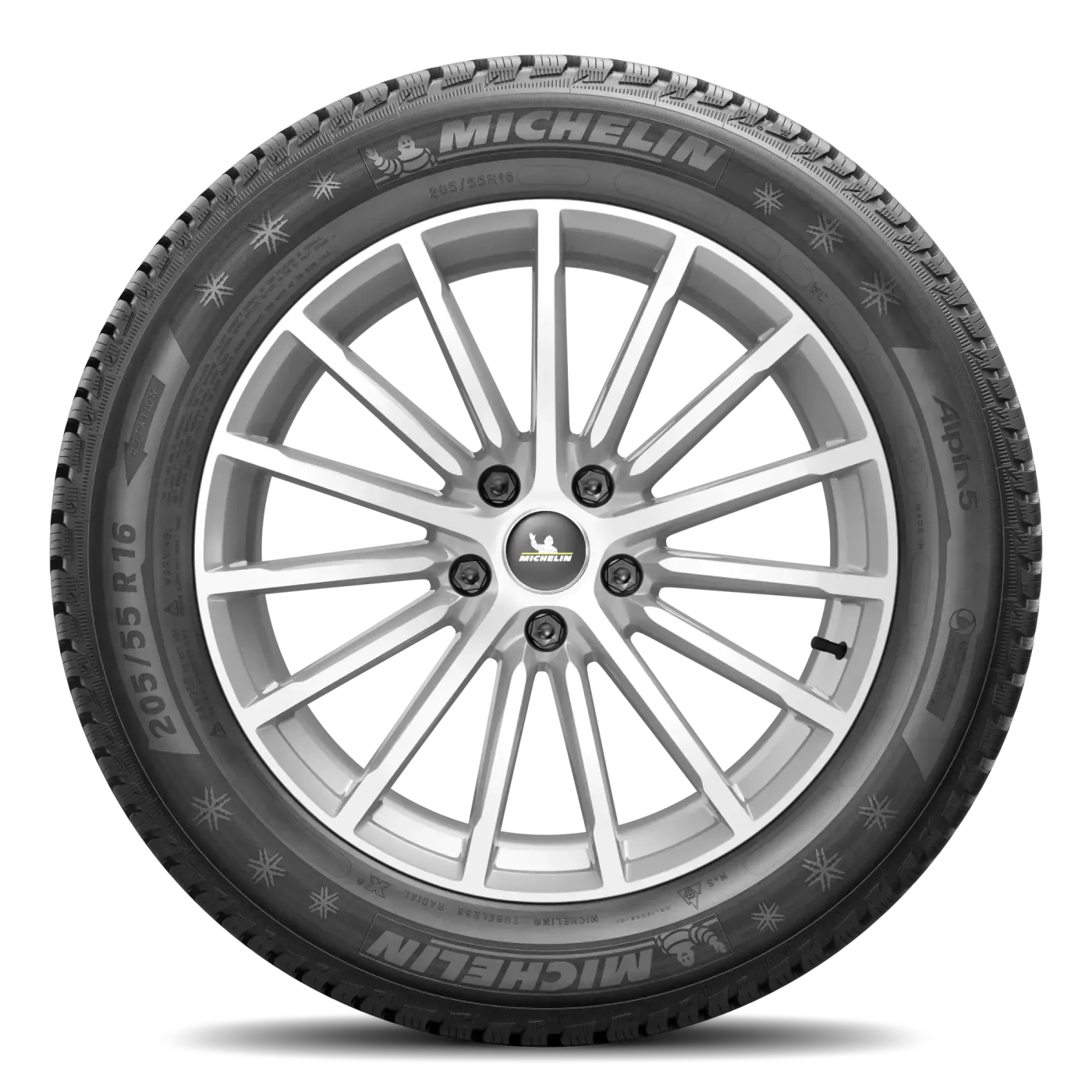 Michelin Alpin 205/65 R16 95H Yanak ve Profil Görünümü