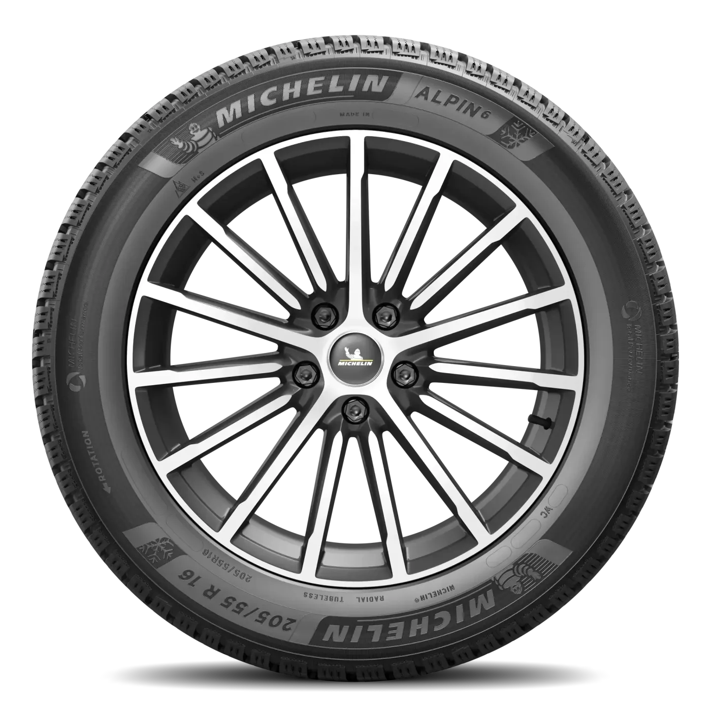 Michelin Alpin 6 205/60 R17 93H Yanak ve Profil Görünümü