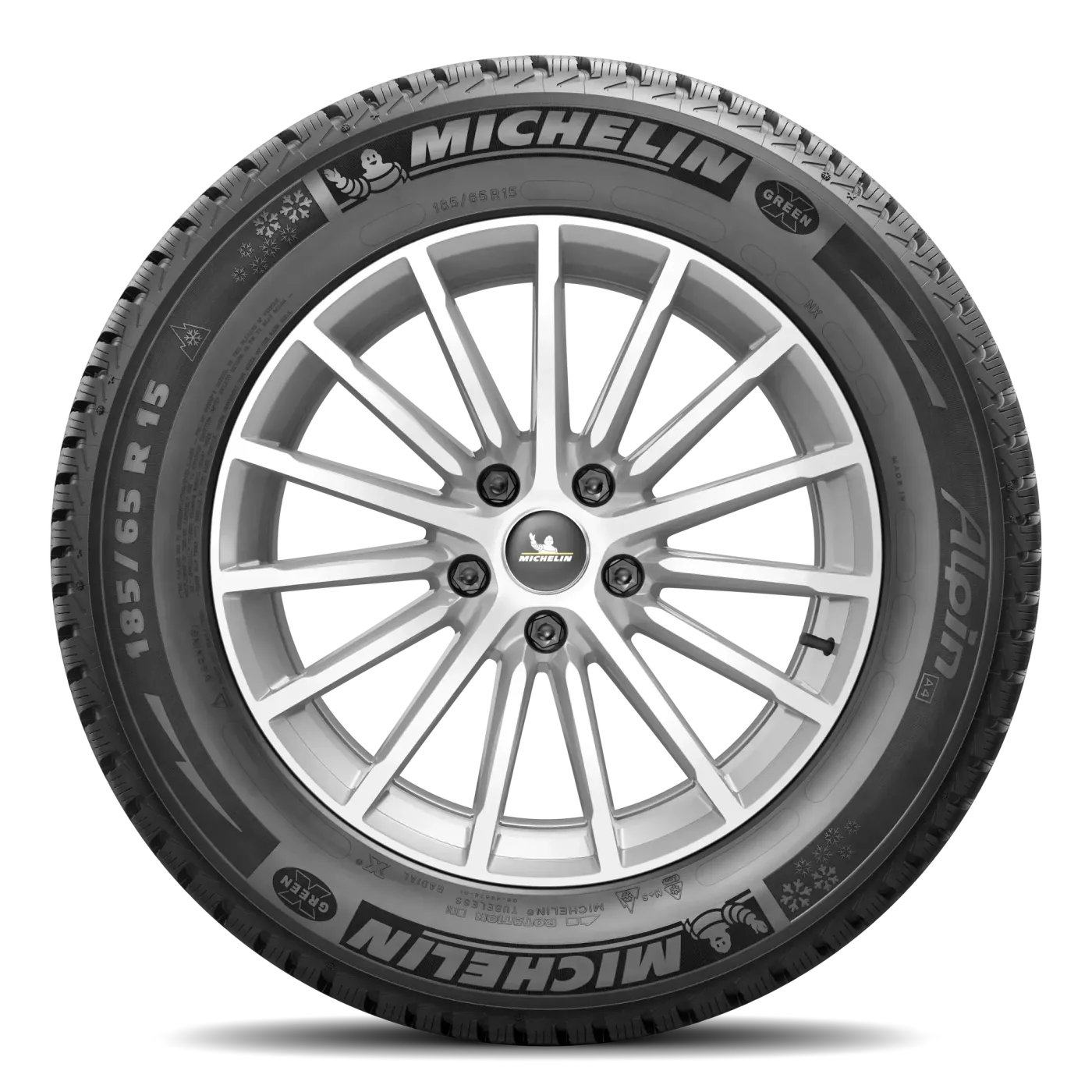 Michelin Alpin A4 185/60 R15 88H XL Yanak ve Profil Görünümü