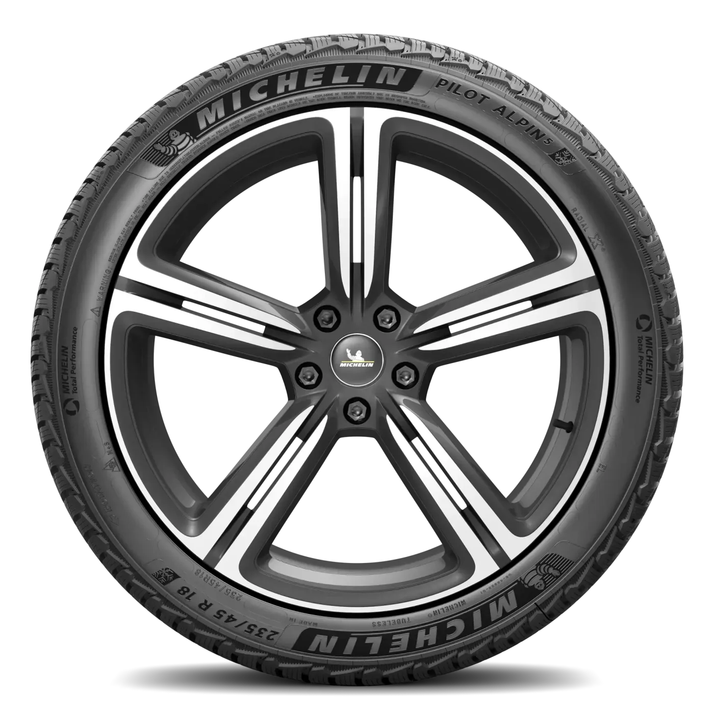 Michelin Pilot Alpin 245/40 R19 98V XL Yanak ve Profil Görünümü