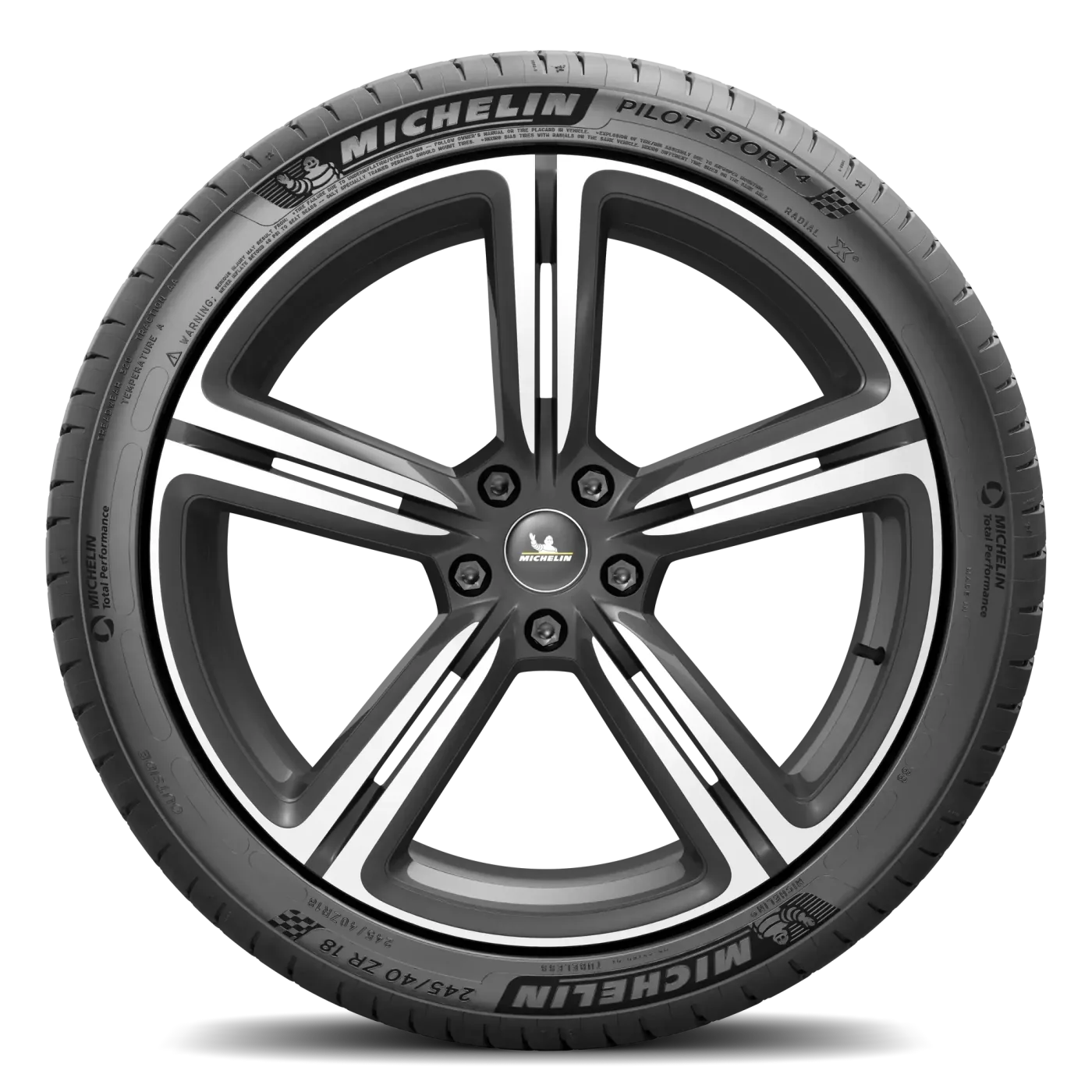 Michelin Pilot Sport 4 225/50 R18 95W RFT Yanak ve Profil Görünümü