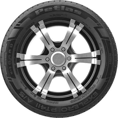 Petlas Explero A/S PT411 235/65 R17 108H XL Yanak ve Profil Görünümü