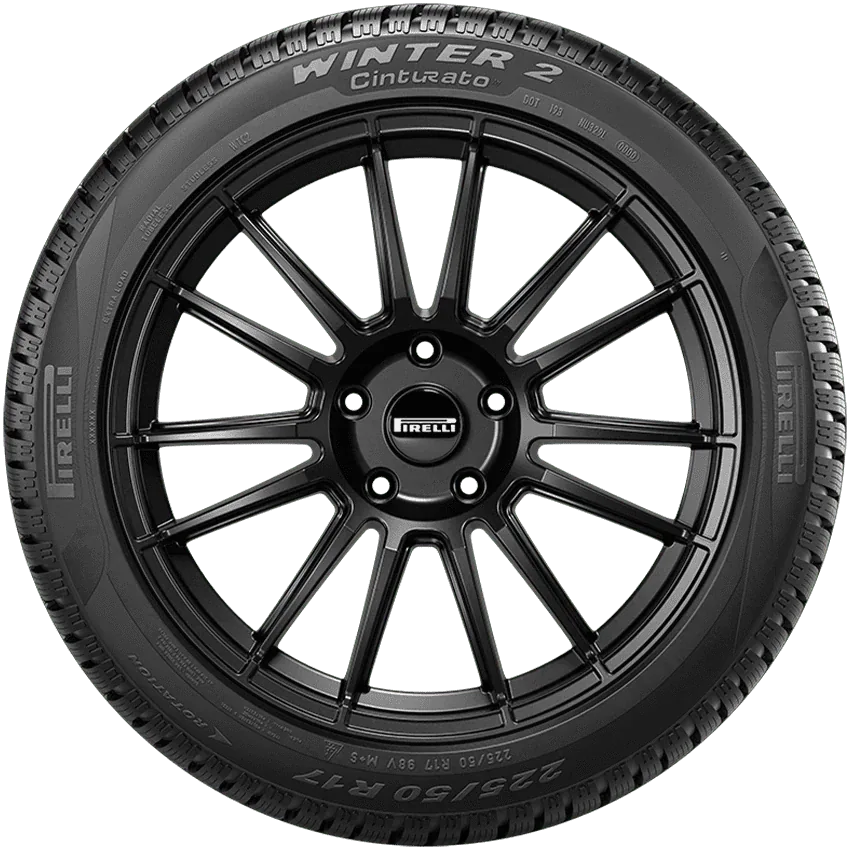 Pirelli Cinturato Winter 2 205/55 R16 91H Yanak ve Profil Görünümü